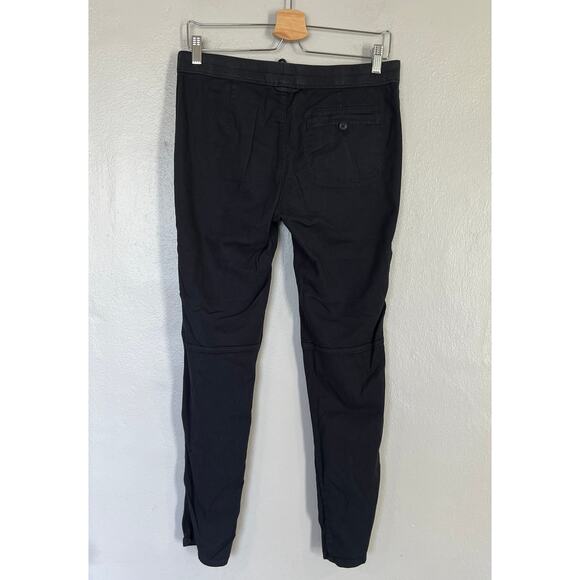 James Perse Pants Soft Drape Black Drawstring Waist Cotton Modal Women 1 S Small - Picture 3 of 16